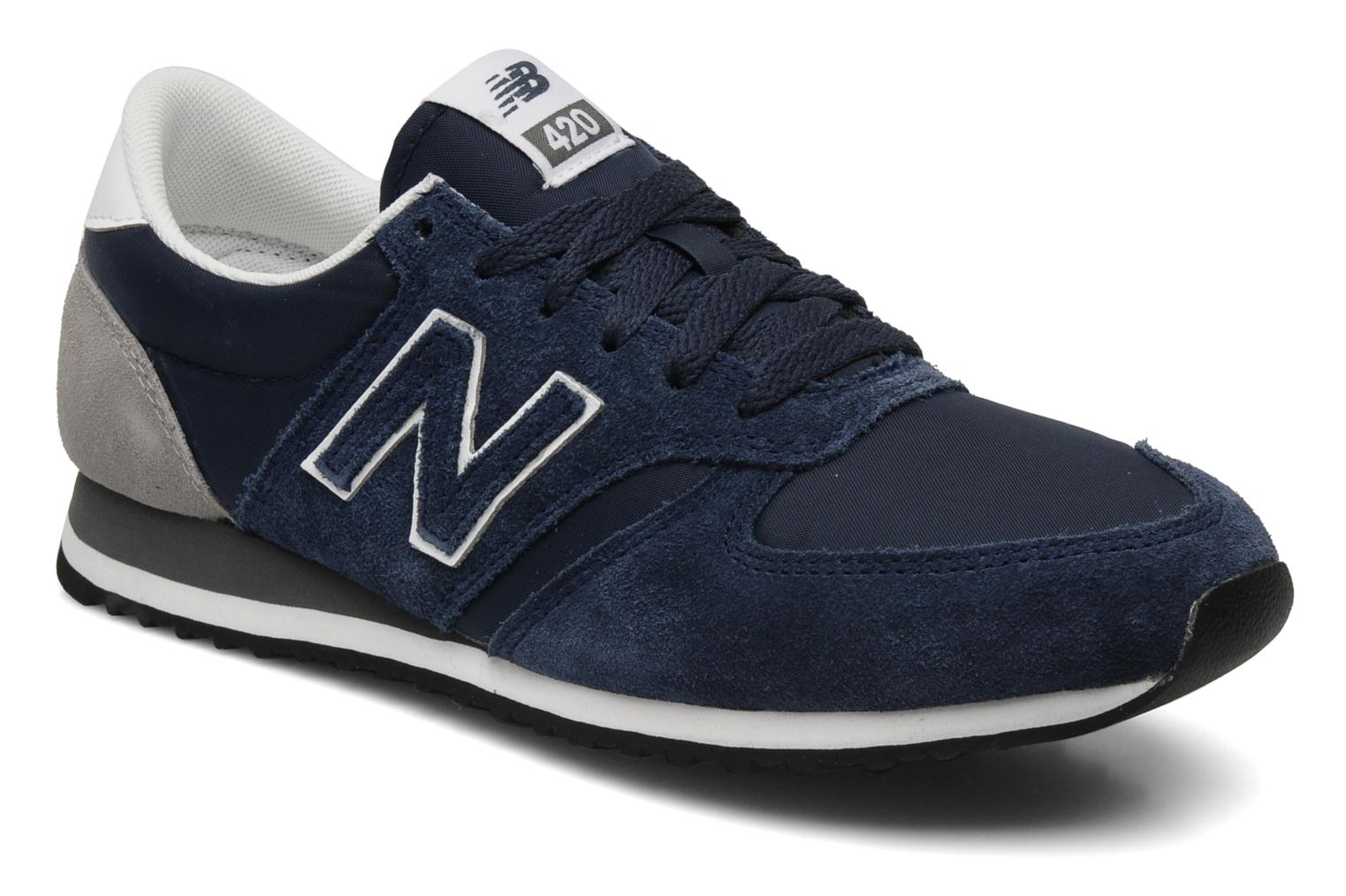 new balance u420 chaussures coloris bleu gris